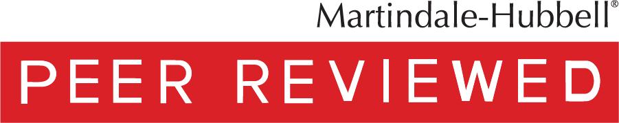 Martindale-Hubbell Peer Reviewed