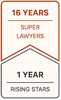 Super Lawyers - 16 Years - 1 Year Rising Stars